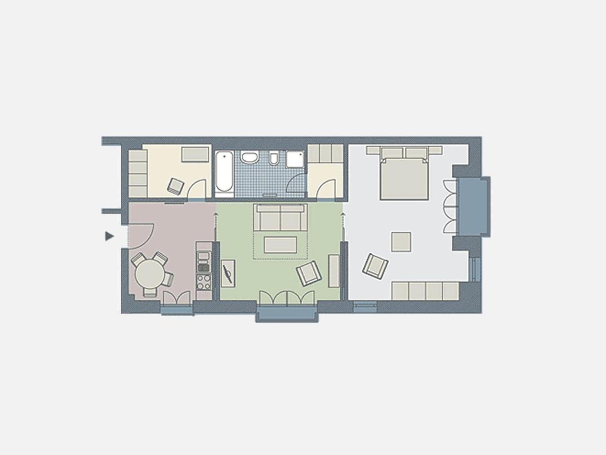Kaiservillen Heringsdorf - Ferienwohnung Mit 1 Schlafzimmer Und Balkon Dr4 מראה חיצוני תמונה