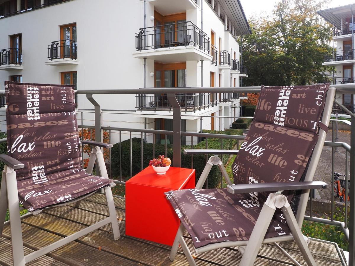 Kaiservillen Heringsdorf - Ferienwohnung Mit 1 Schlafzimmer Und Balkon Dr4 מראה חיצוני תמונה